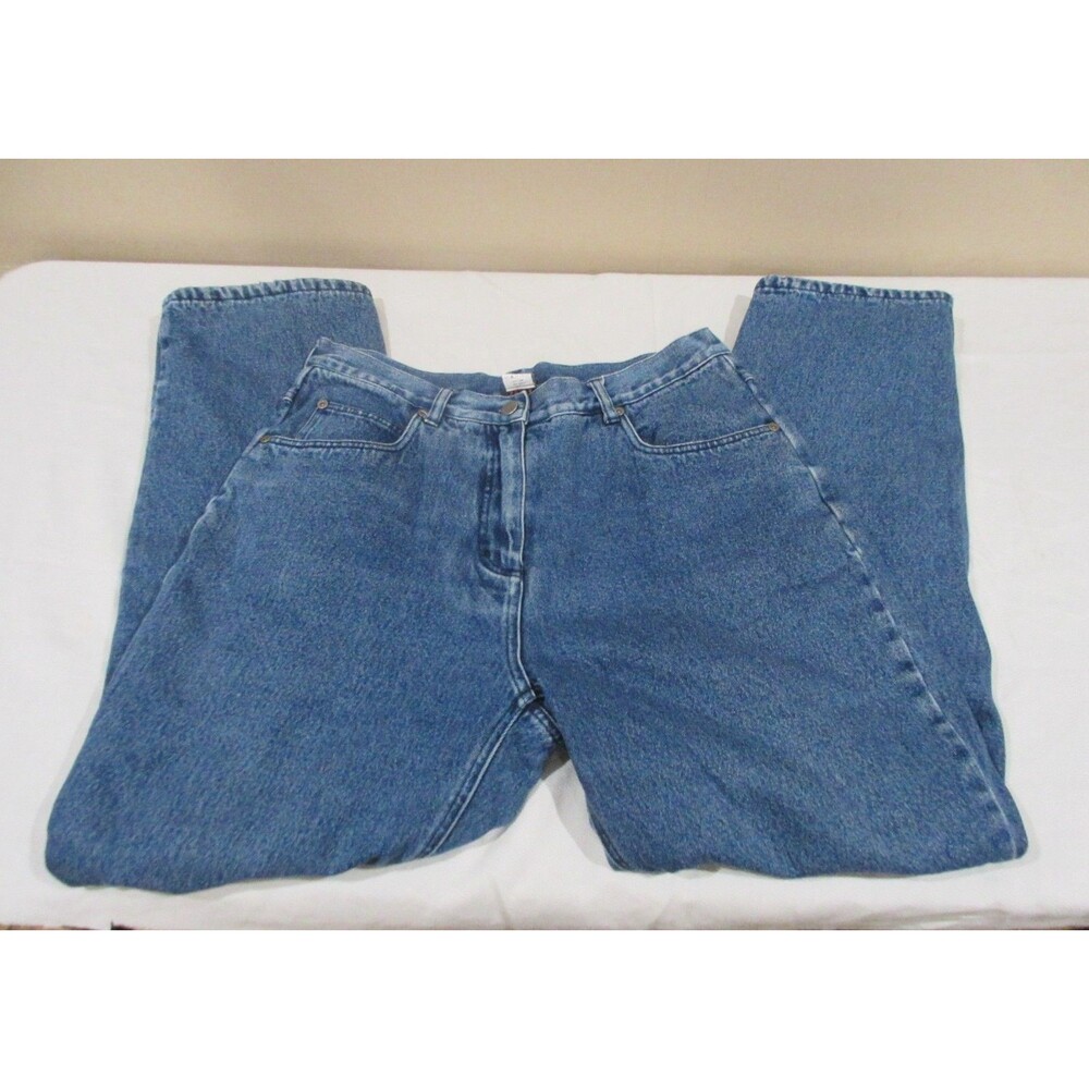 Woolrich Insulated Jeans Women 12 Dark Denim 1435 Straight